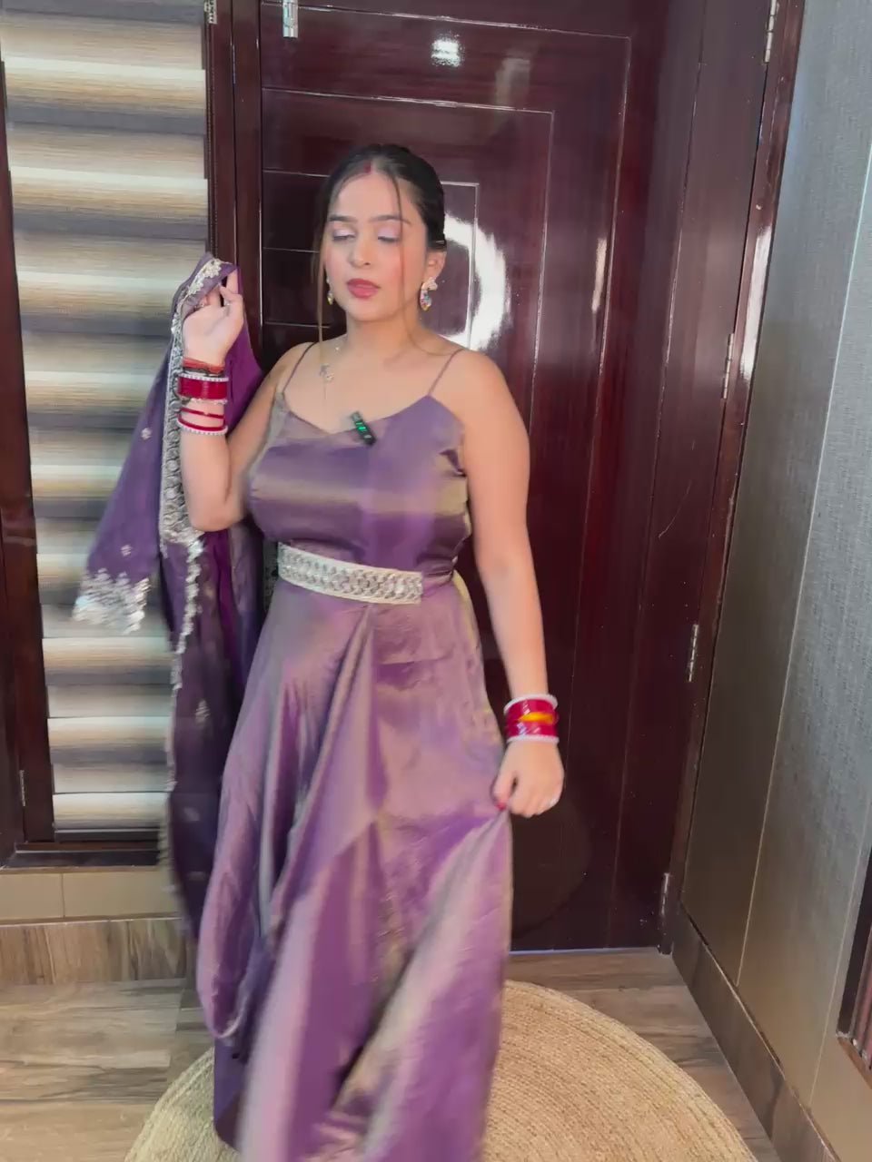 Purple Drape Drama Set