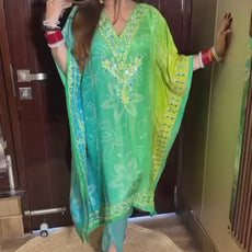 "MEERA" KAFTAN WITH TULIP PANTS