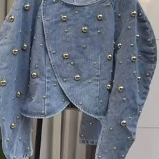 STUDDED DENIM JACKET