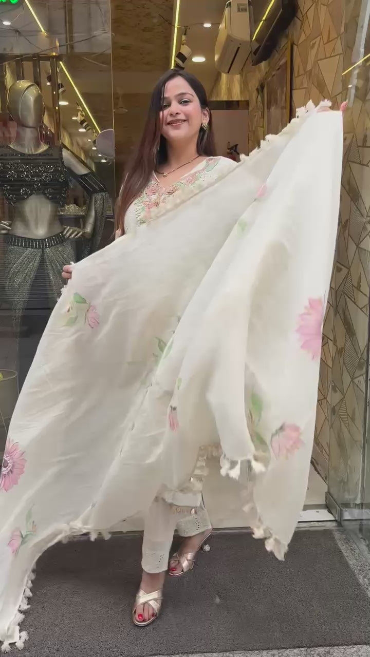 "LAFZ" -3 PIECE COTTON SUIT