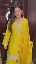 "NAJARA" SHARARA SUIT
